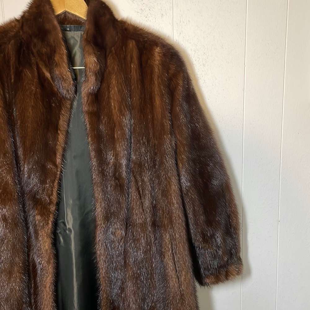 Vintage Mink Genuine Full Length Custom Made Coat - Picture 5 of 17